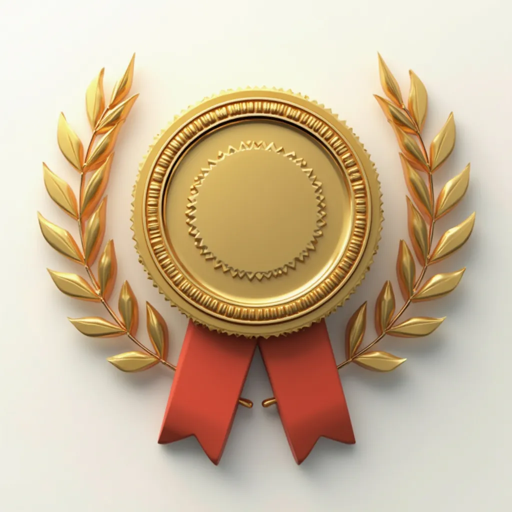 Icône d'excellence et de qualité